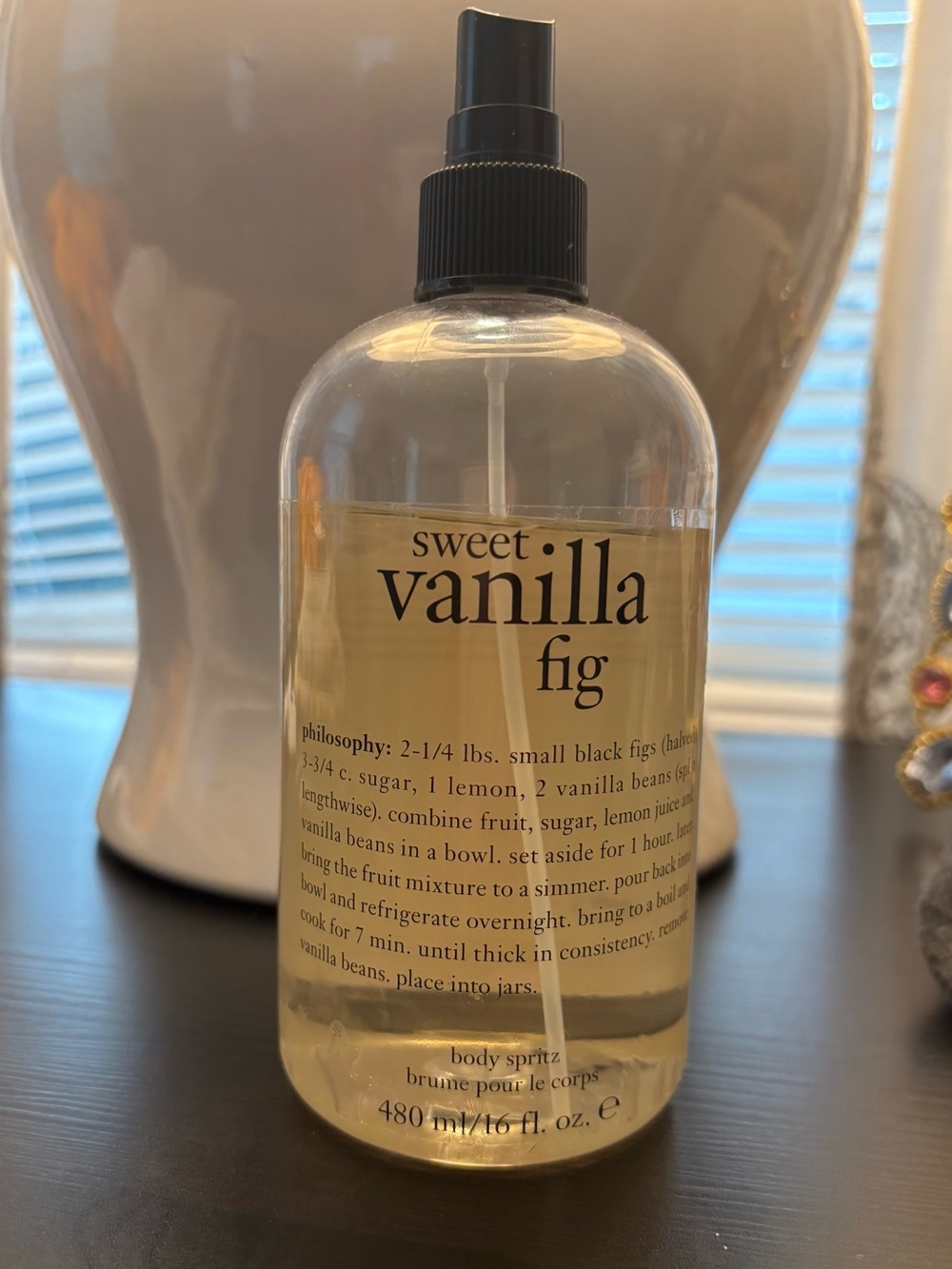 Philosophy Sweet Vanilla Fig Body Spritz - Clear
